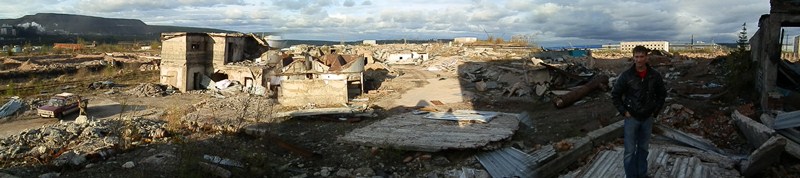 панорама полигона в нерюнгри