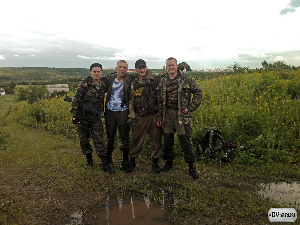 Строй на сопке Строй на сопке