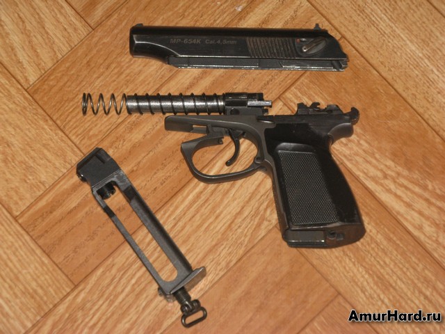 пневматический пистолет пм неполный разбор