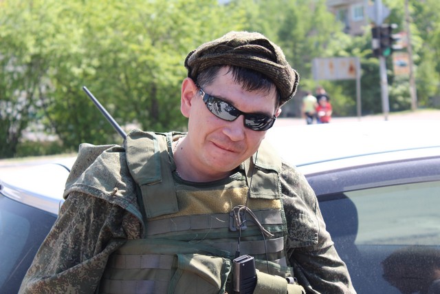 турист в свободном