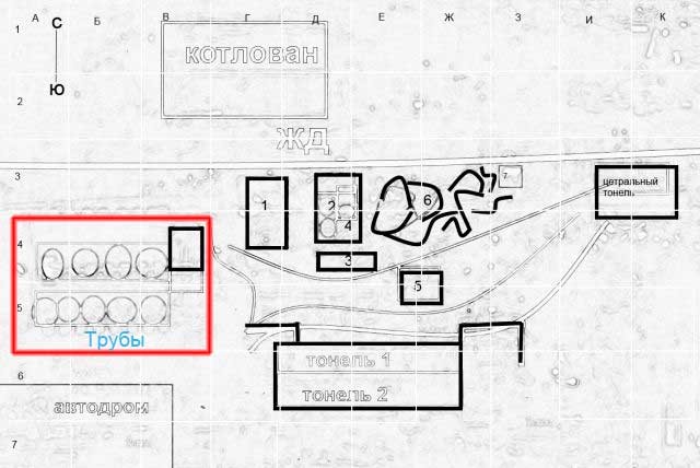 трубы на карте трубы на карте