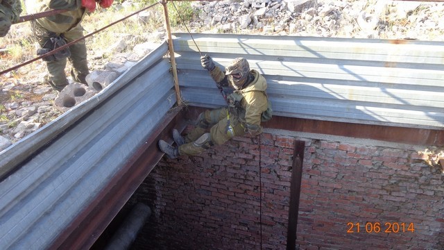 хардболист на веревке